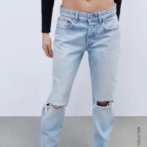 Zaras populära mid waist jeans i storlek 36