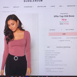 Sökes! Effie top i rosa från bubbleroom  - Hej! Sökes! Effie top i rosa från bubbleroom. Gärna i storlek S men XS kan också funka. Skriv gärna om du har en till salu!  