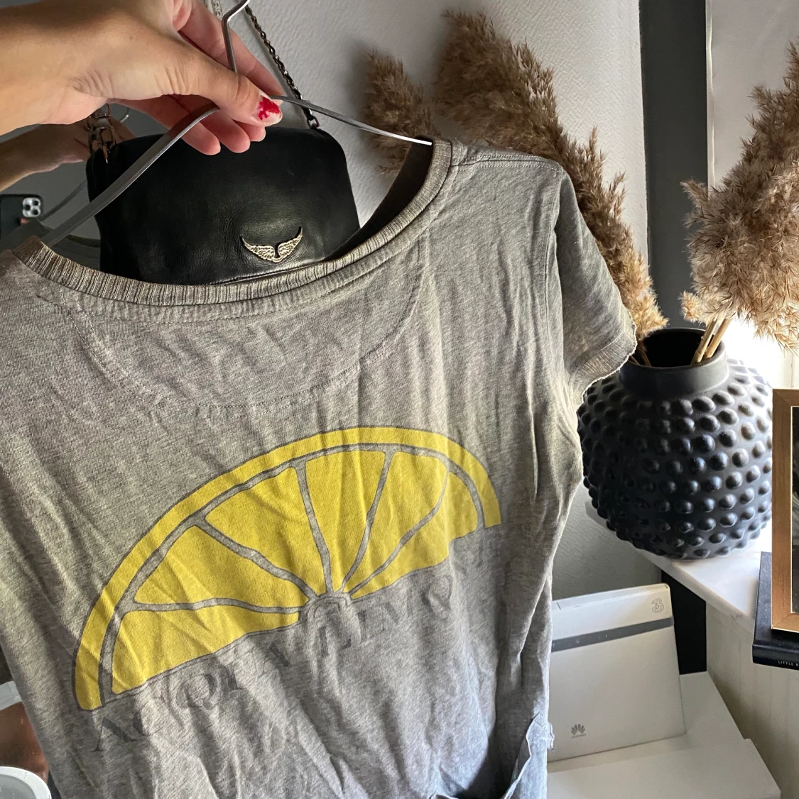 Acqua lemon t-shirt grå