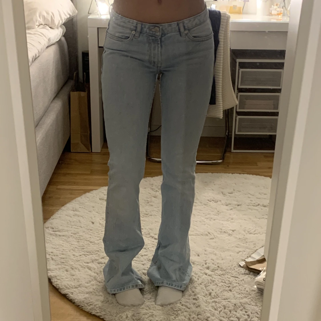 Lågmidjade jeans från zara