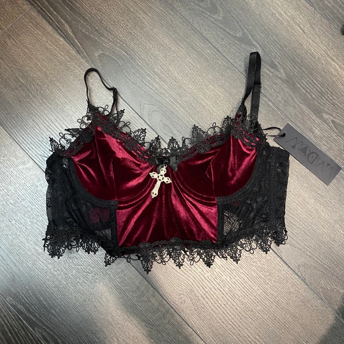 Widow Velvet Bralette - 90