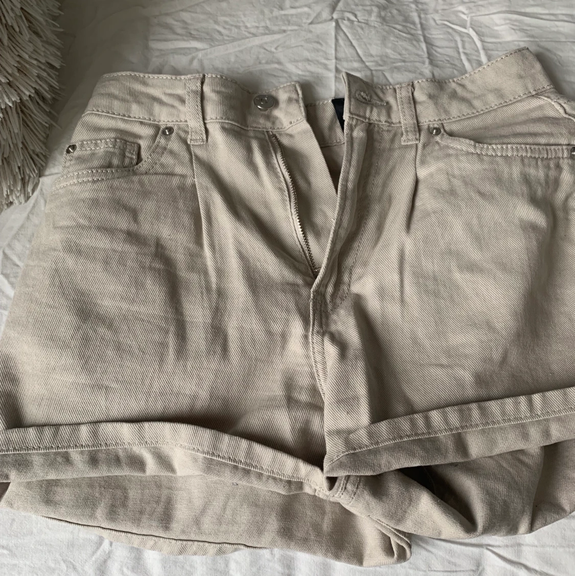 H&m shorts beiga  - 91