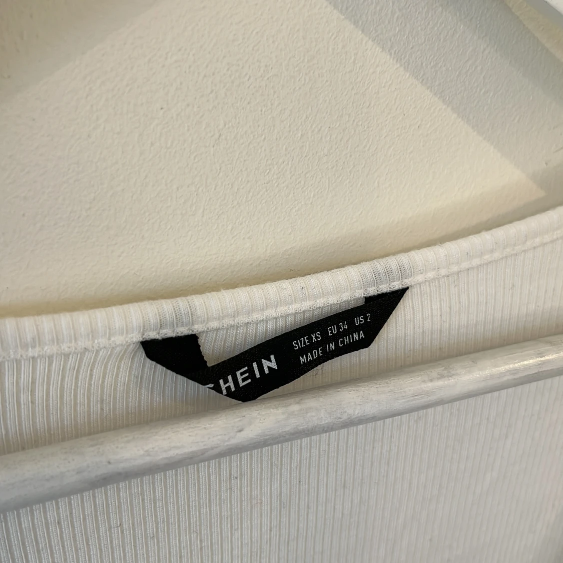 Vit långärmad topp - 91