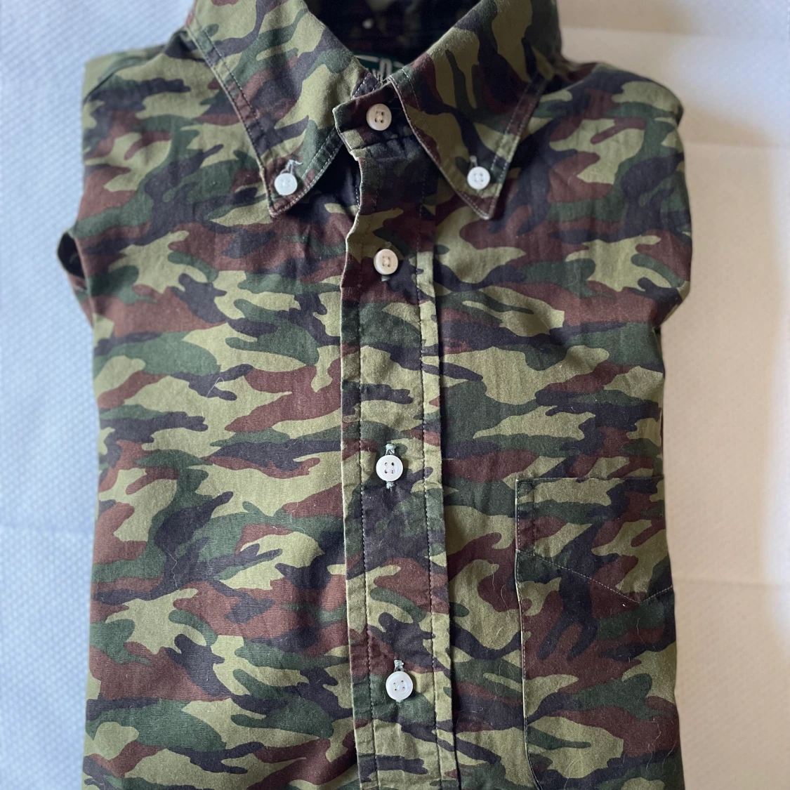 Gitman x End Camouflage shirt