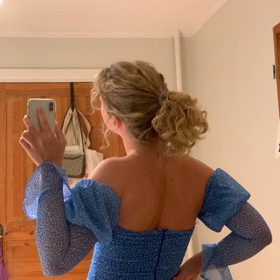 blå klänning från oh polly - 90