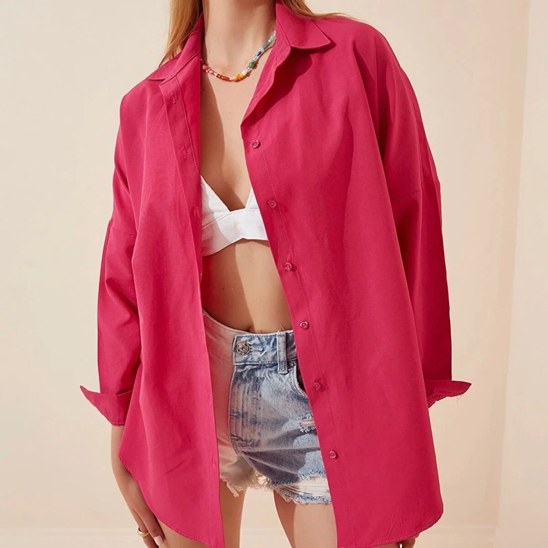 Skjorta - Rosa - Oversize