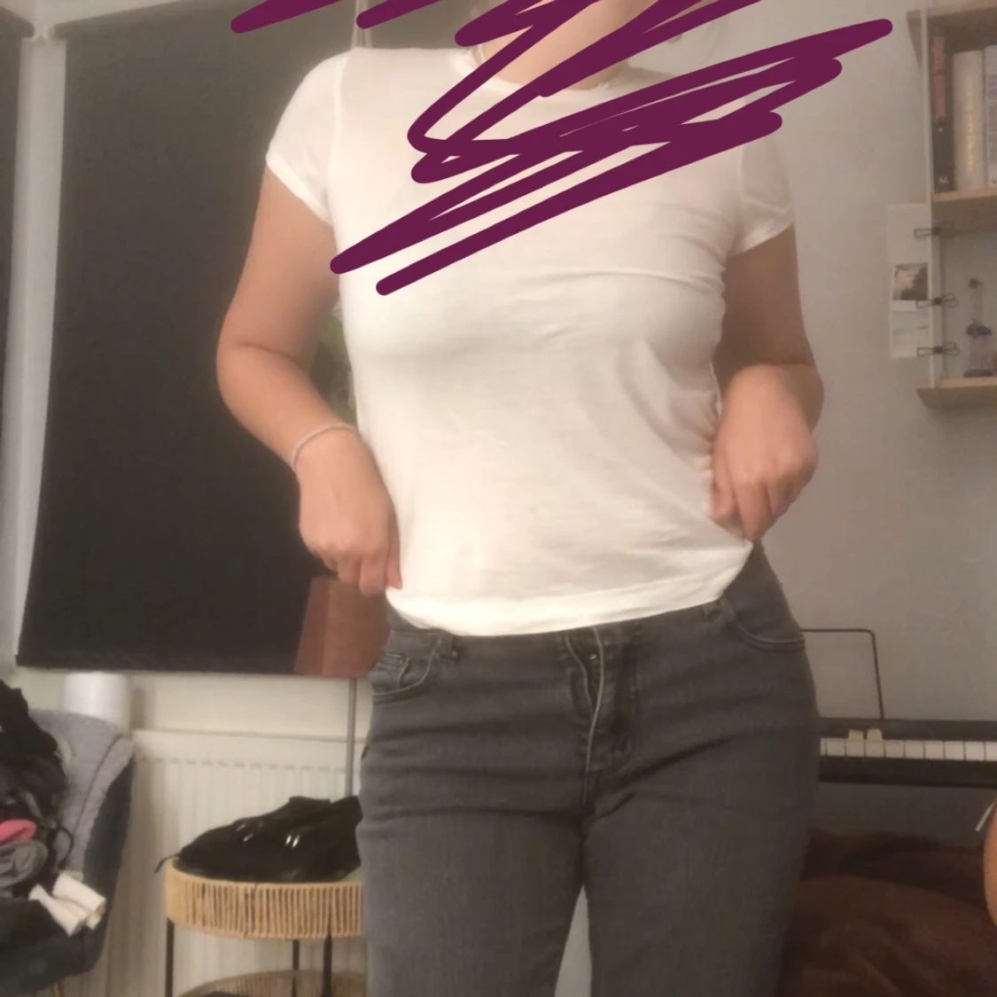 Lågmidjade Bootcut/flare Jeans - 91