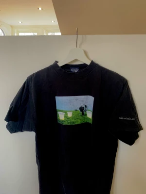 Svart tshirt - Svart tshirt med motiv, står ”altruistic” på ärmen och kragen i ryggen