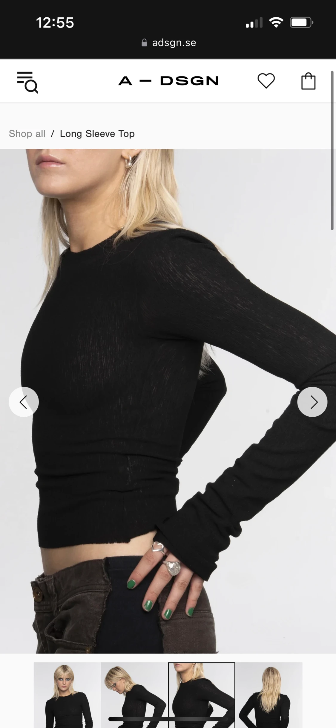 A-DSGN long sleeve top - 90