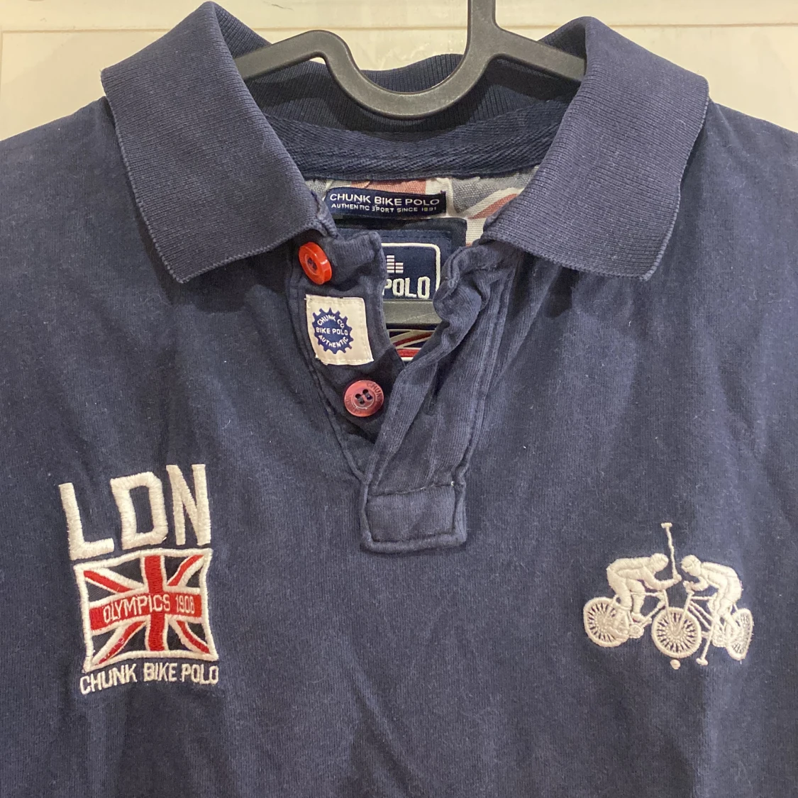 Kortärmad pikétröja - 91