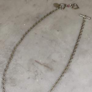 Chrome Heart Shaped Chain Necklace   In good condition   DM me for more pictures 