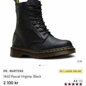 Helt oanvända dr martens  - Helt oanvända dr martens med kartong i modellen  Pascal Virginia, Black. Nypris 2100 kr pris kan diskuteras 