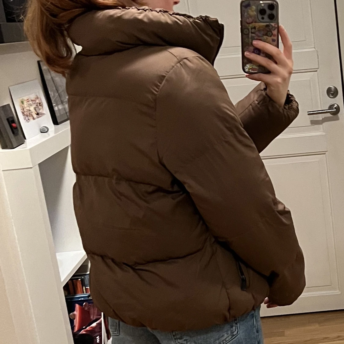 Brun Puffer jacka  - 91