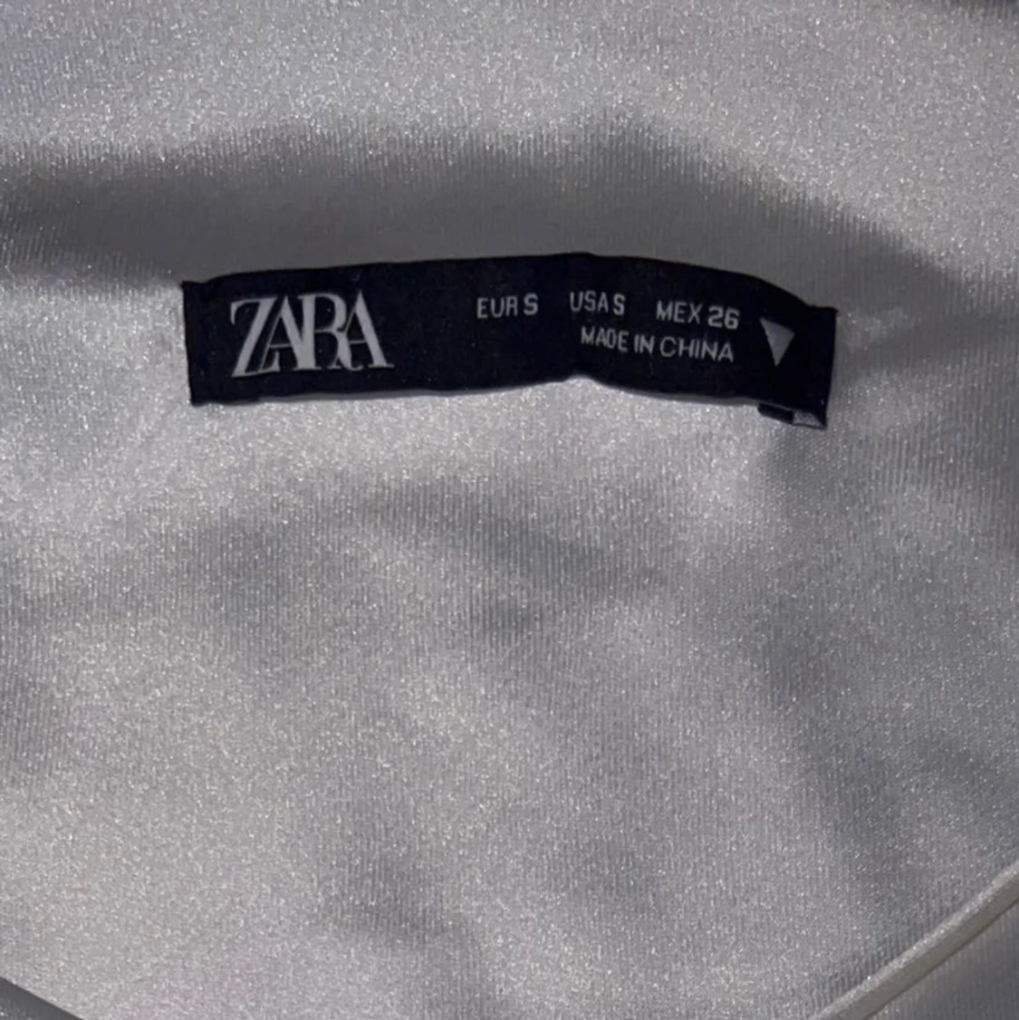 Vit zara klänning  - 91