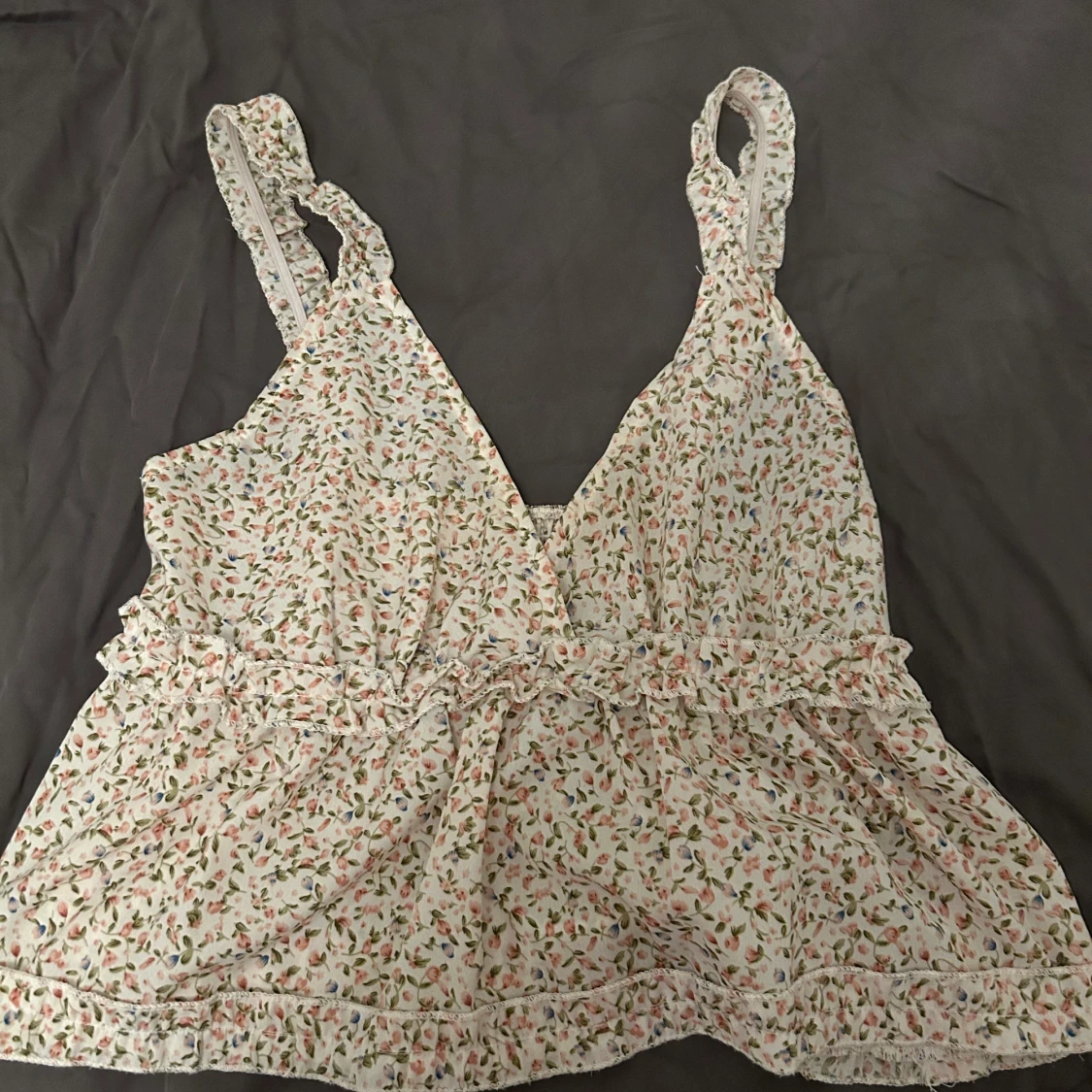 Blommig söt topp - 90