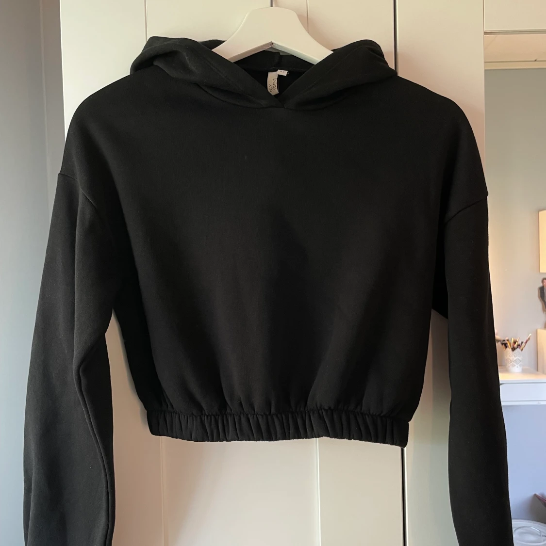 Croppad hoodie