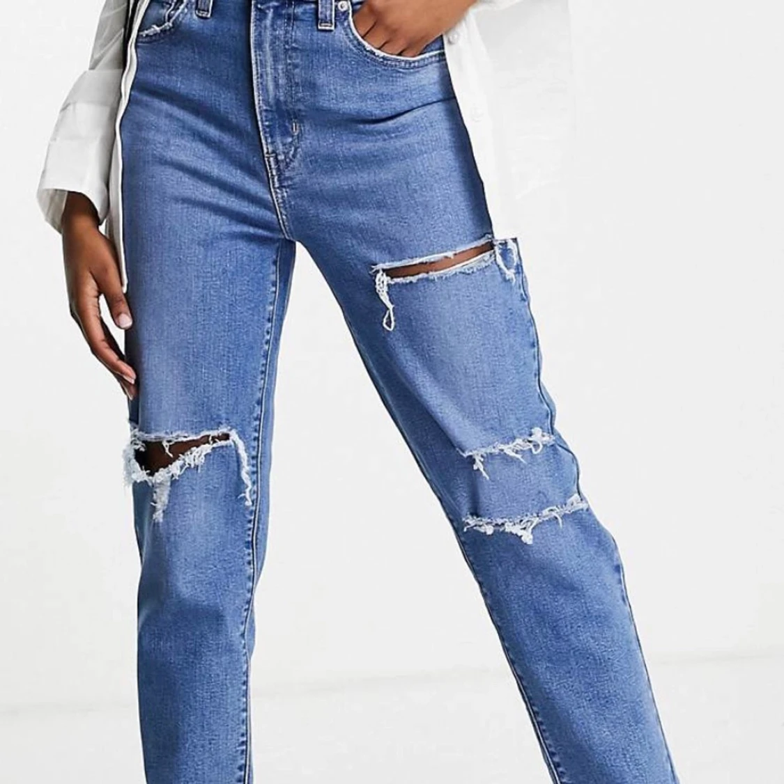 Levi’s blå mom jeans