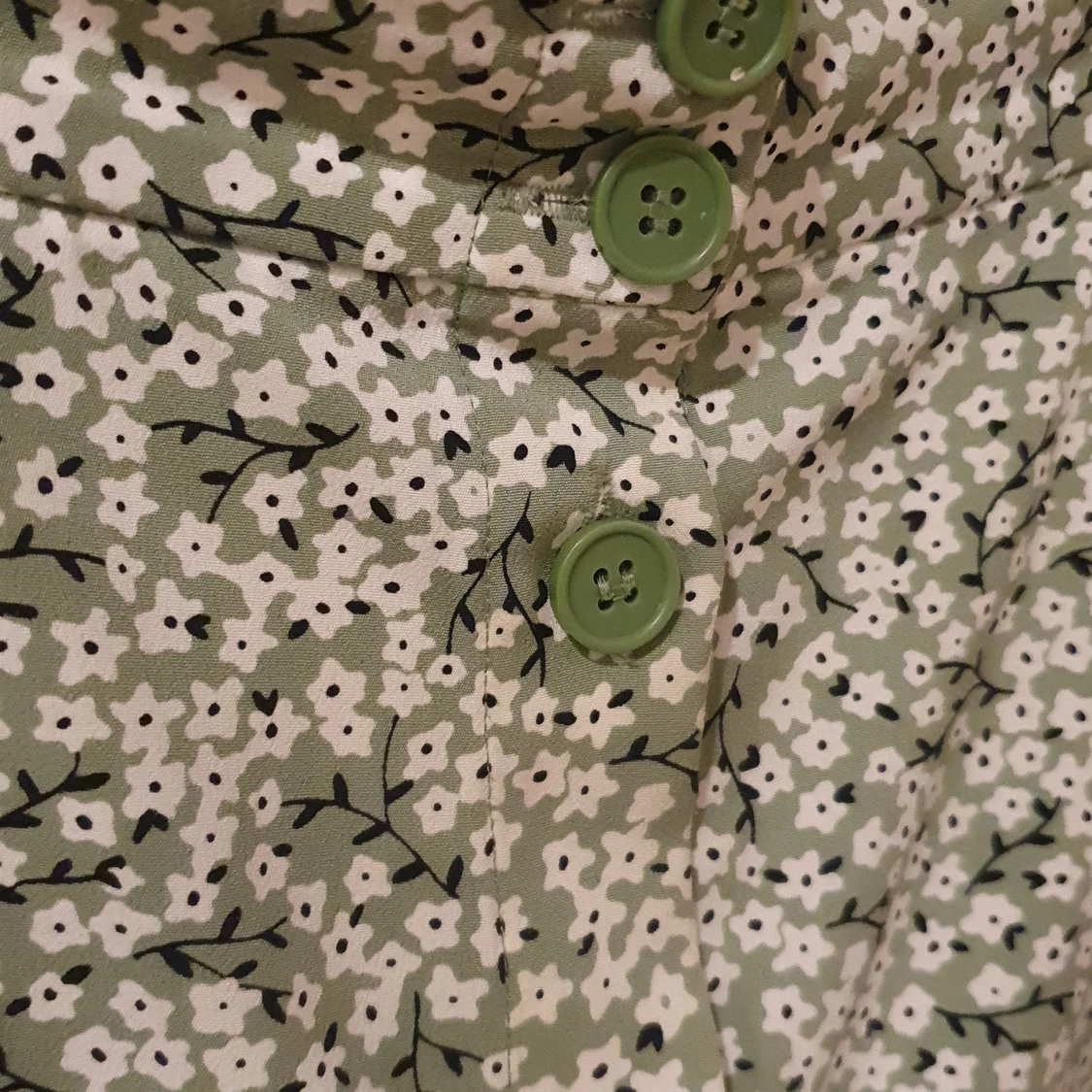 Blommig midikjol - 91