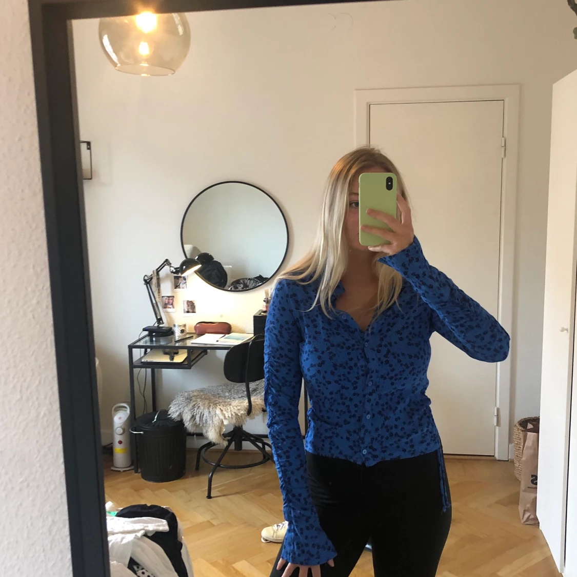 Blommig blus 