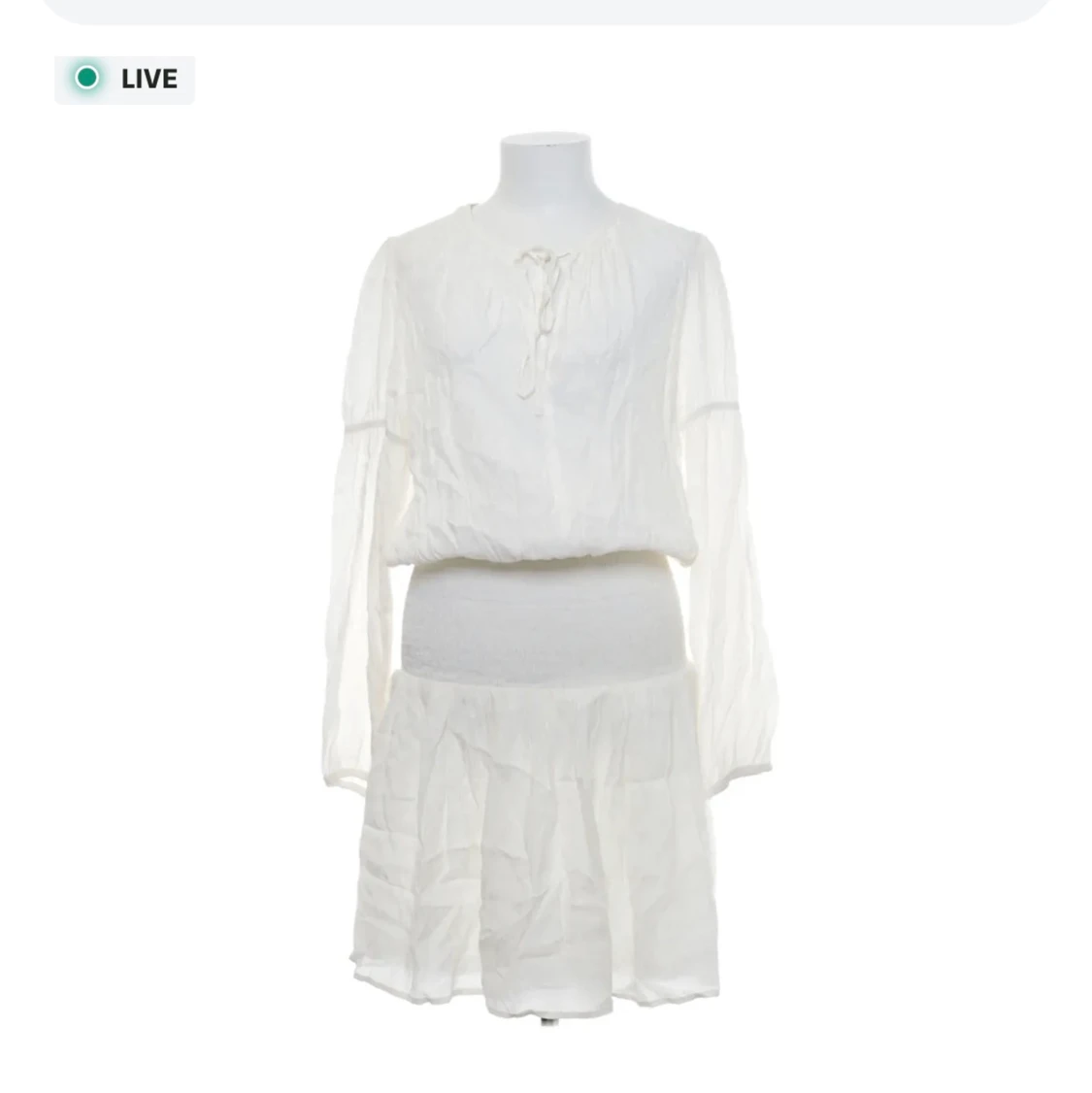 Vit studentkläning  - 90