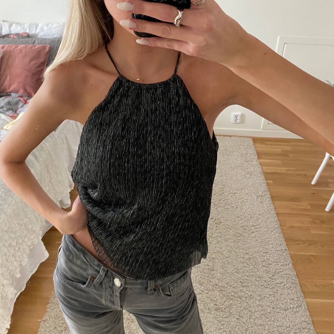 Glittrig top