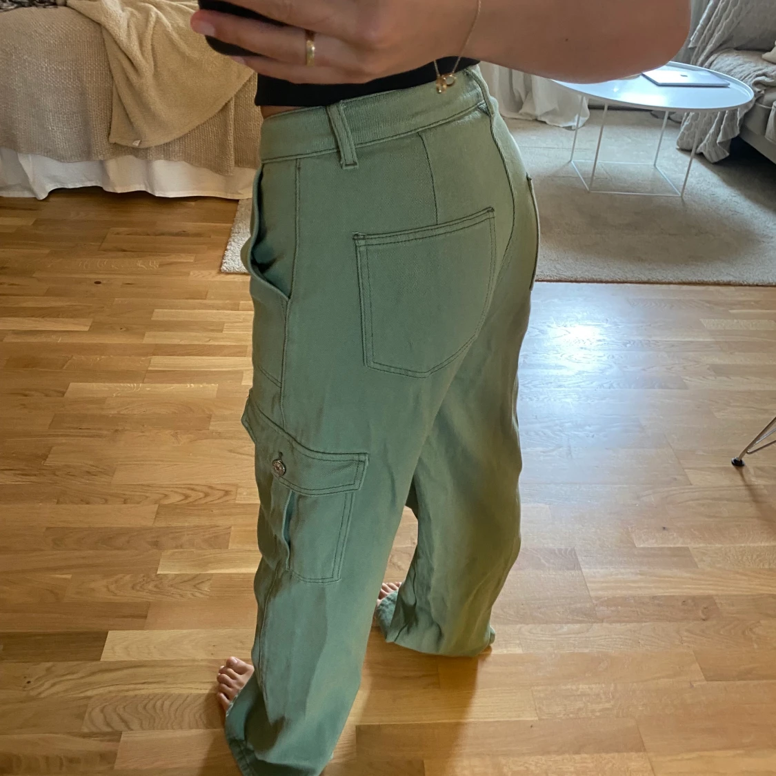 Gröna cargo pants - 90