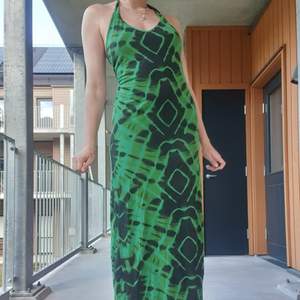 **SOLD** Absolutely gorgeous floor length green tie-dye maxi dress from Indiska. I adore it, but don't wear color myself. Made from the softest material, breezy and perfect for the summer days or even to throw over a bikini on a beach day. Hard to find 