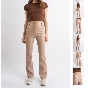 Skinnbyxor - Snygga populära skinnbyxor från Madlady!!💕 Köpta på Madladys hemsida i färgen beige storlek S