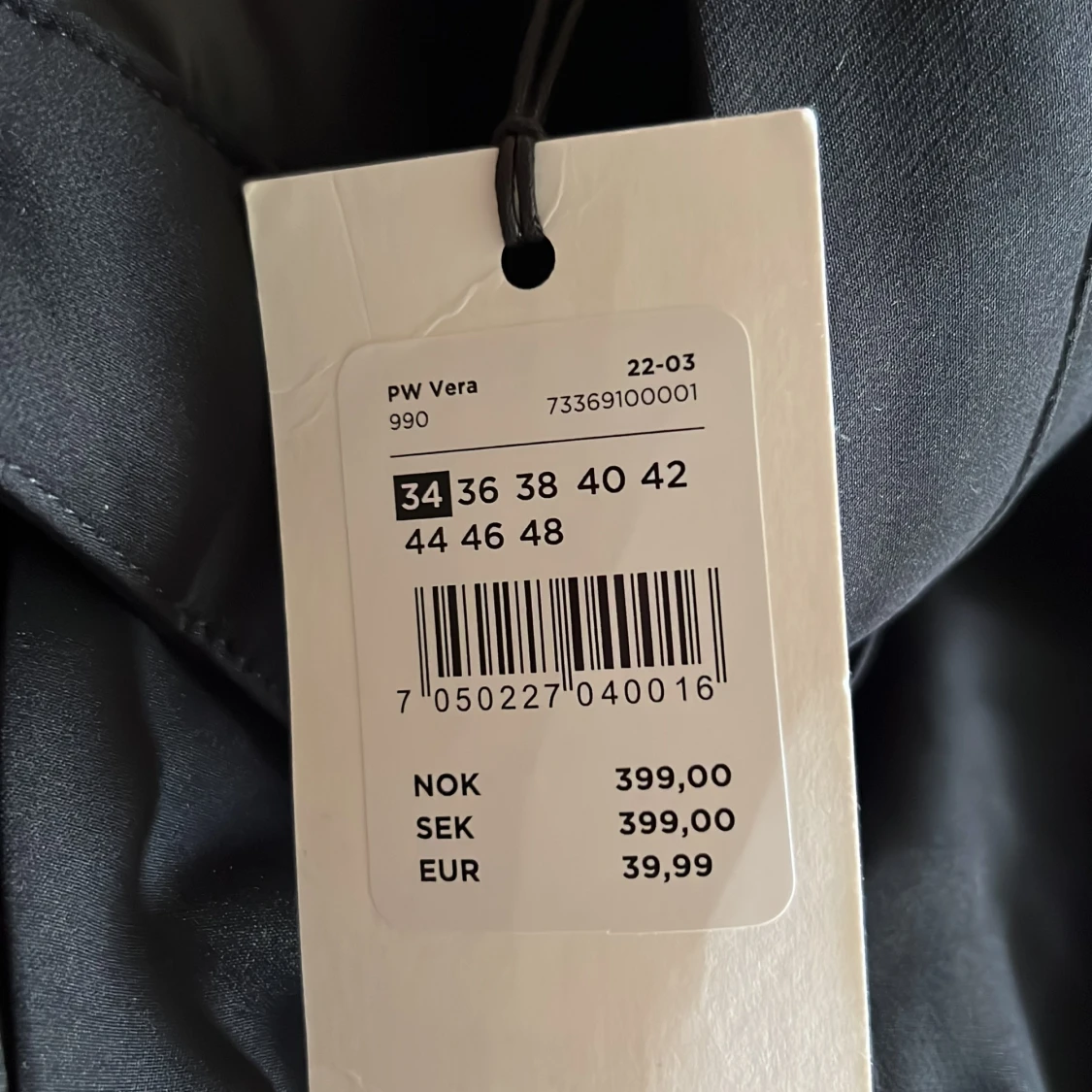 Lågmidjade kostymbyxor  - 90