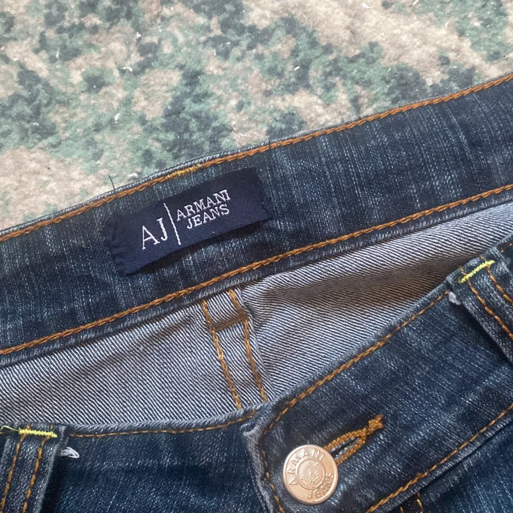 Vintage 90s y2k armani jeans, bootcut. Jeans & Byxor.