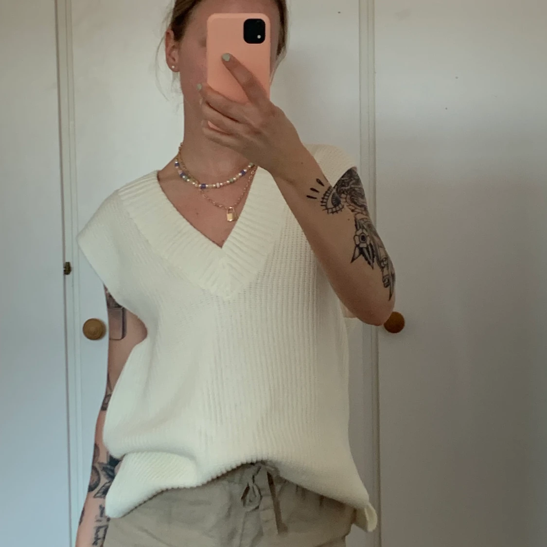 Stickad väst från H&M