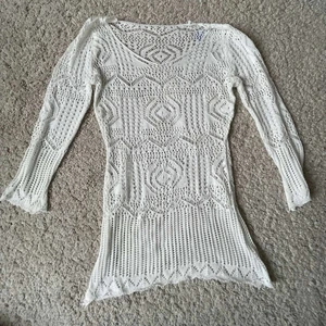 Strandklänning - Super fin virkad strandklänning. Helt perfekt att ha på sig över en bikini! 