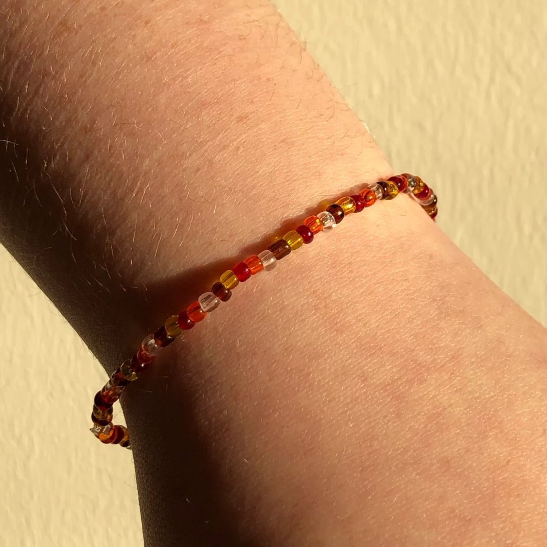 Armband med glaspärlor - 90