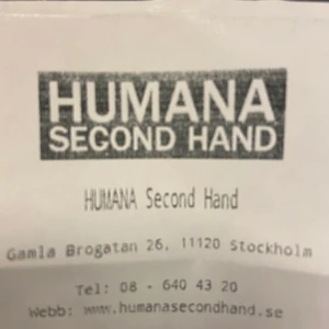 Humana presentkort  - Humana tillgodokvitto (presentkort) gäller i ett år och ligger på 900kr. Går att använda i alla Humana butiker!
