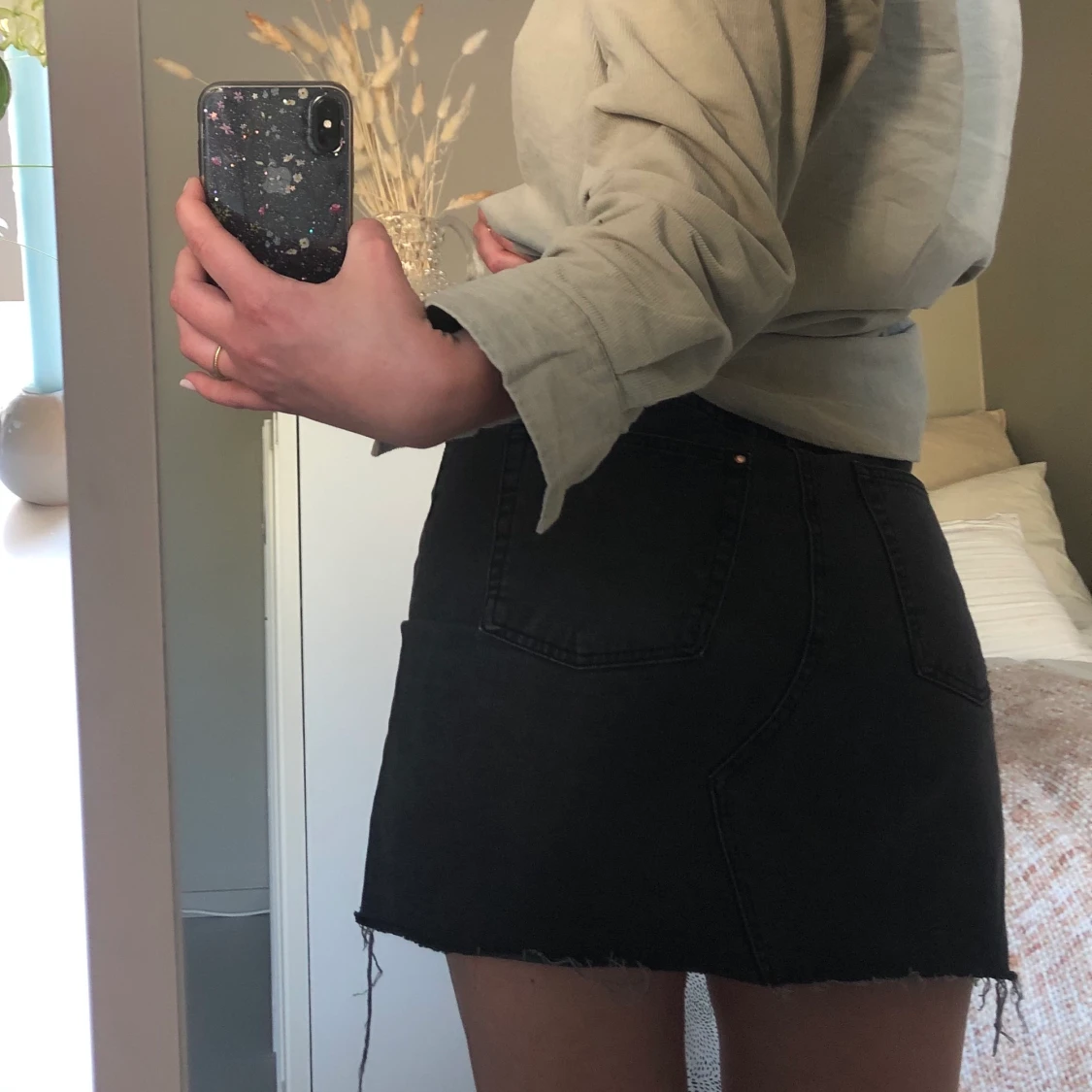 Svart jeanskjol - 90