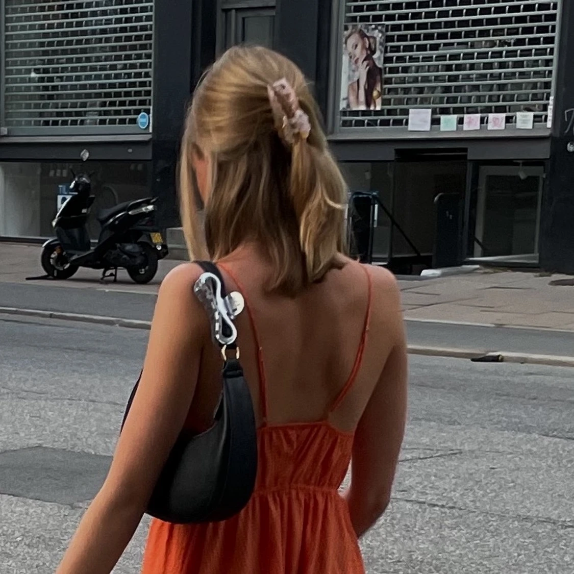 Orange HM klänning - 90