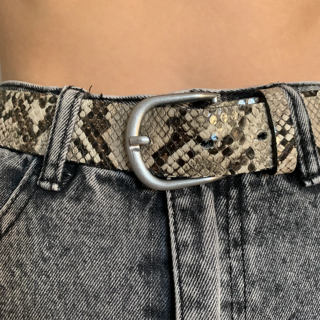 ”Ormskinn” bälte - 90