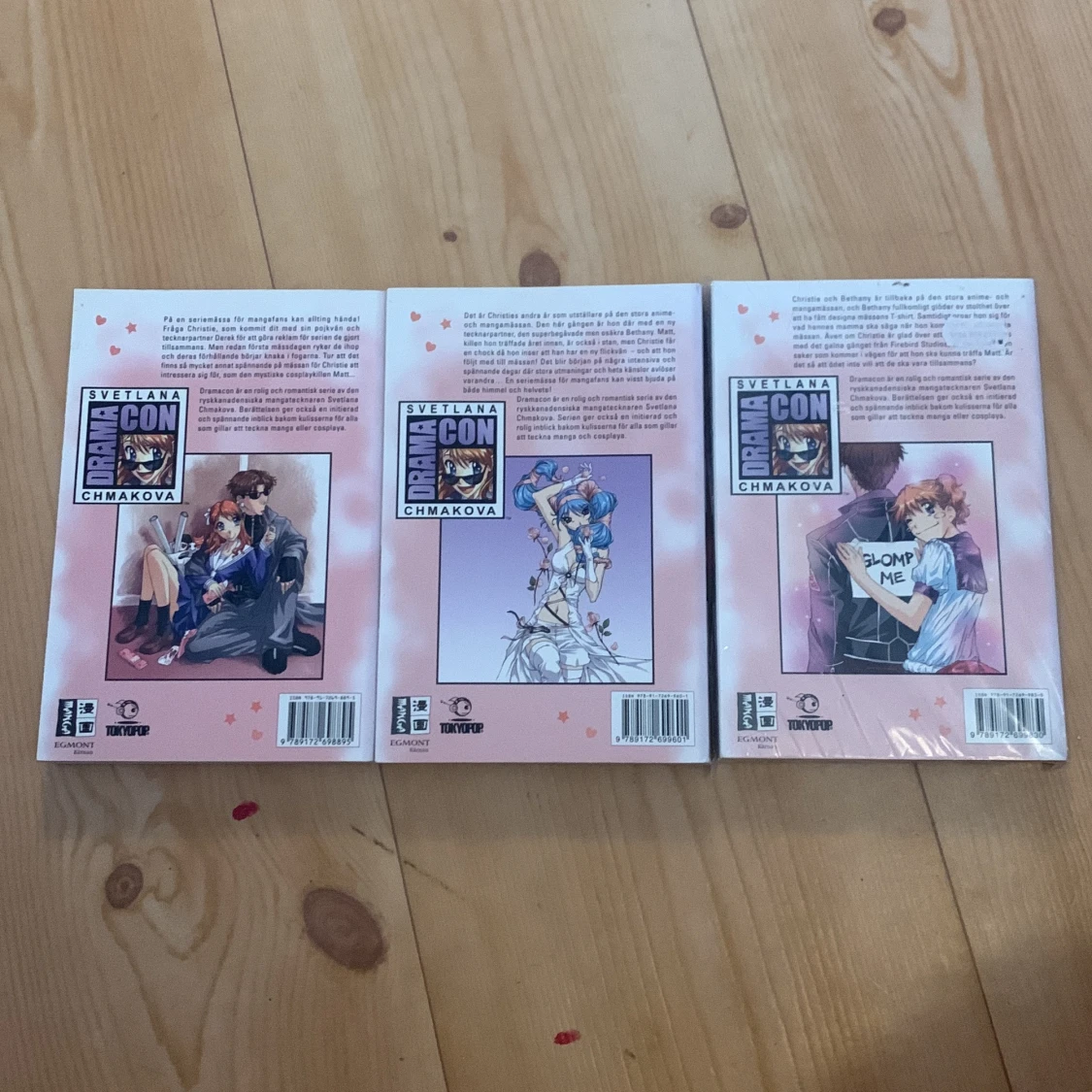 3 manga böcker  - 90