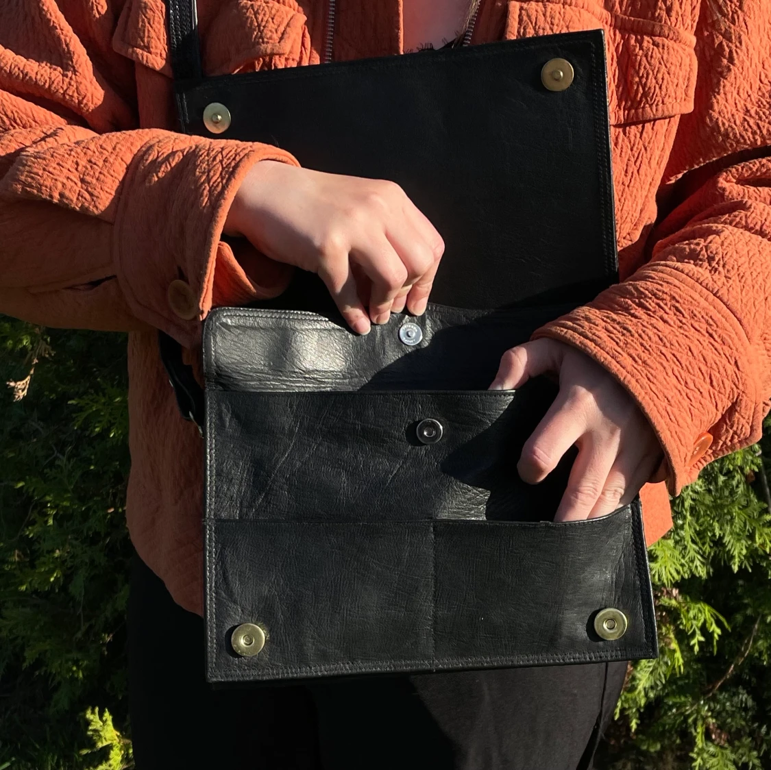 Snygg faux kuvertväska - 91