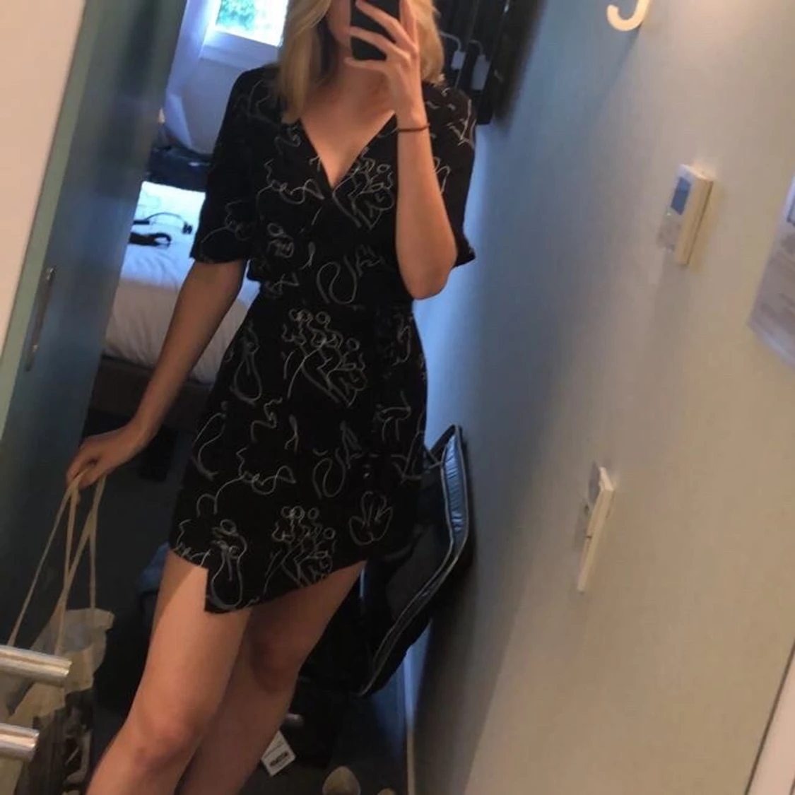 Söt omlottklänning  - 90