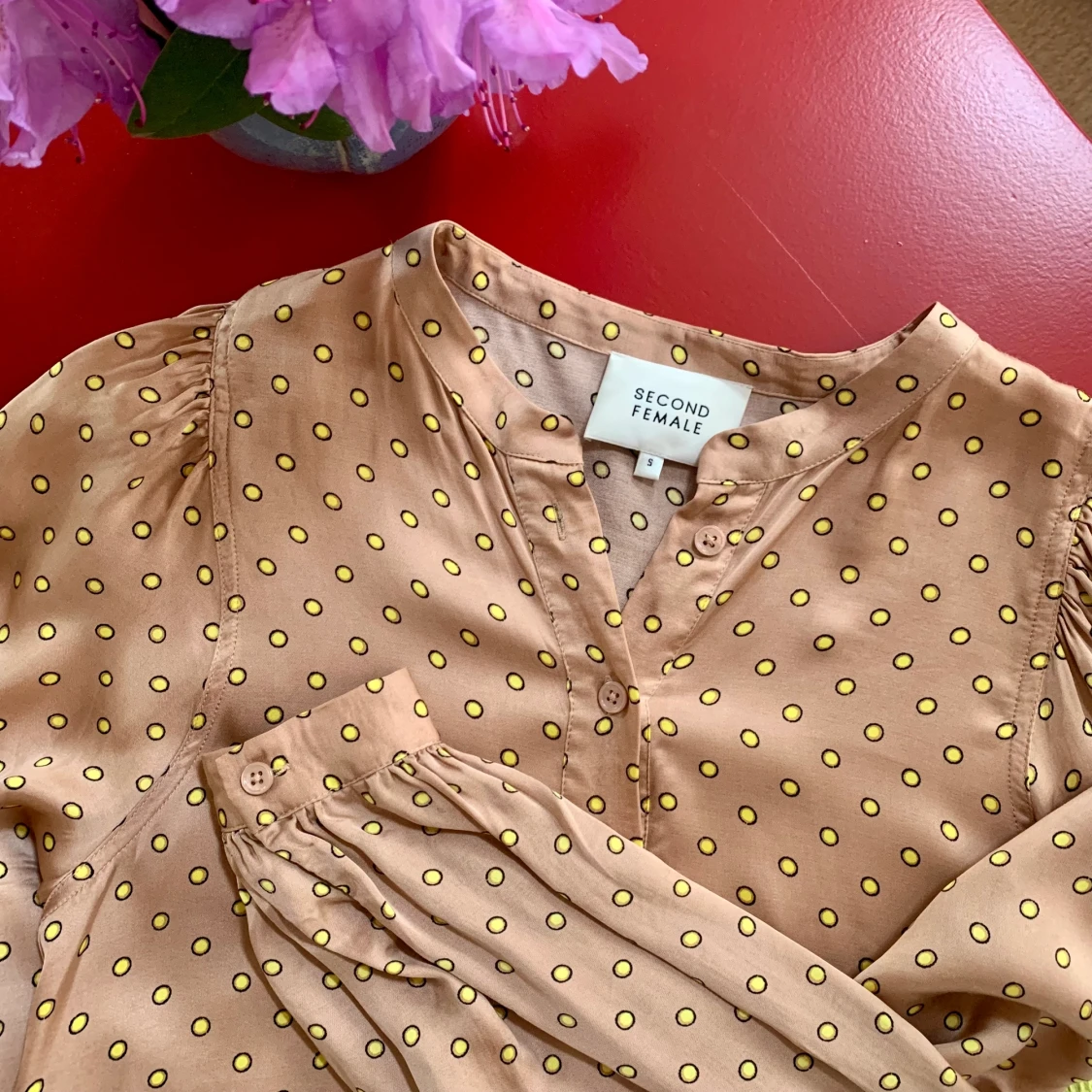 Rosa prickig blus Second Female S  - 91