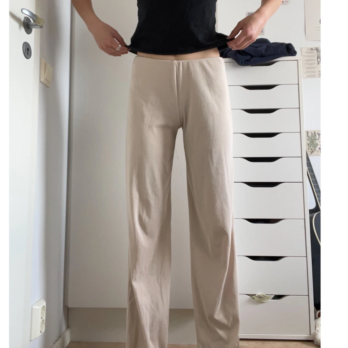 Beiga manchesterbyxor