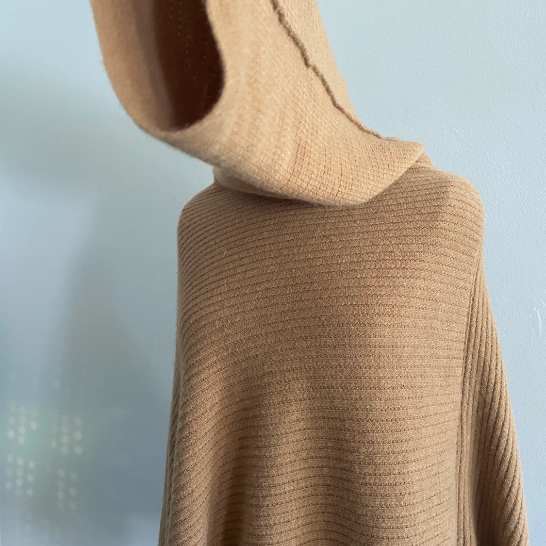 Cinco brun poncho med tubhals storlek M - 91