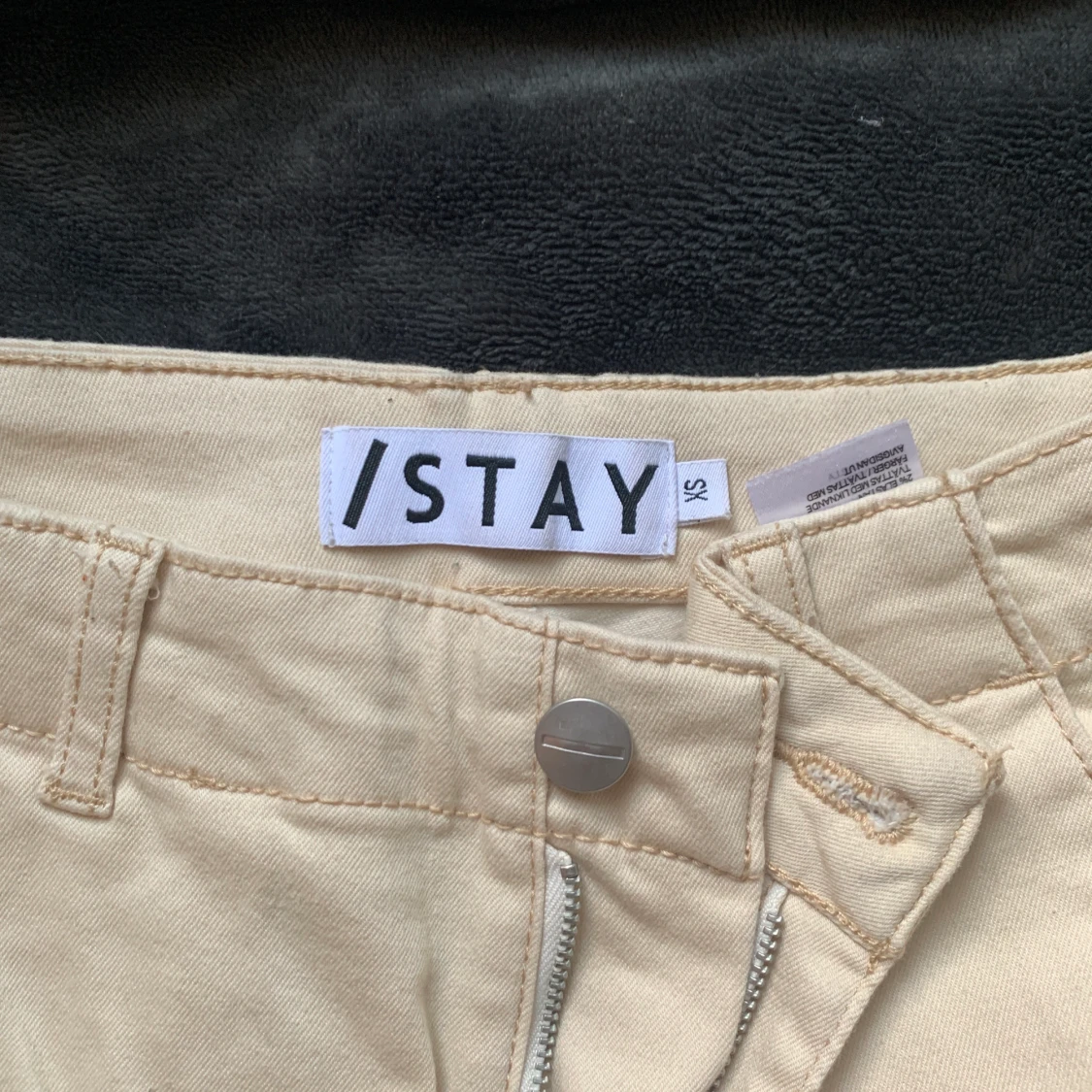 vita cargobyxor från stay, strl. xs - 91