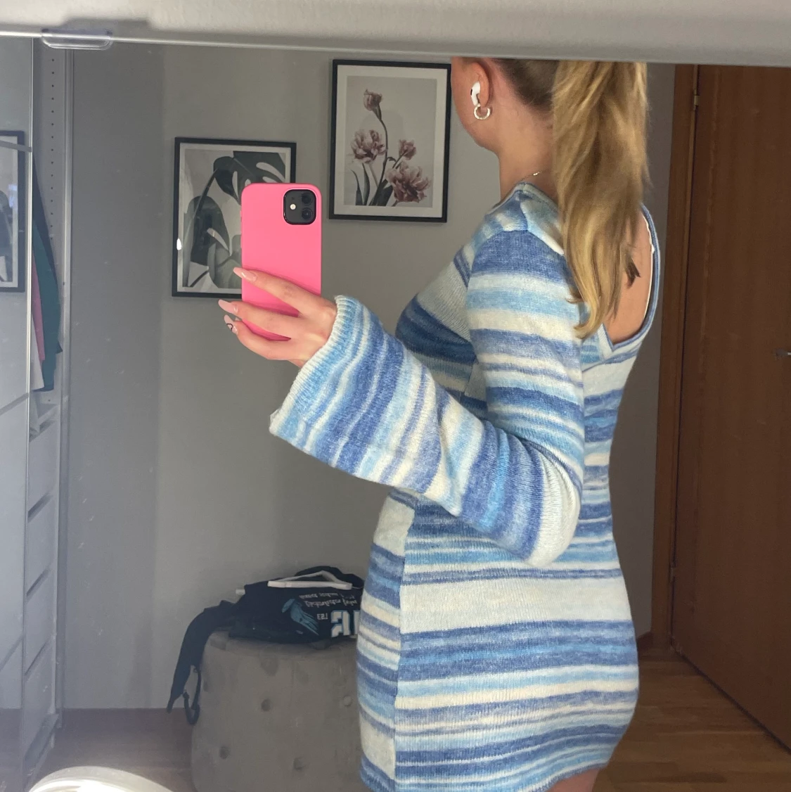 Stickad klänning!💙💙 - 91