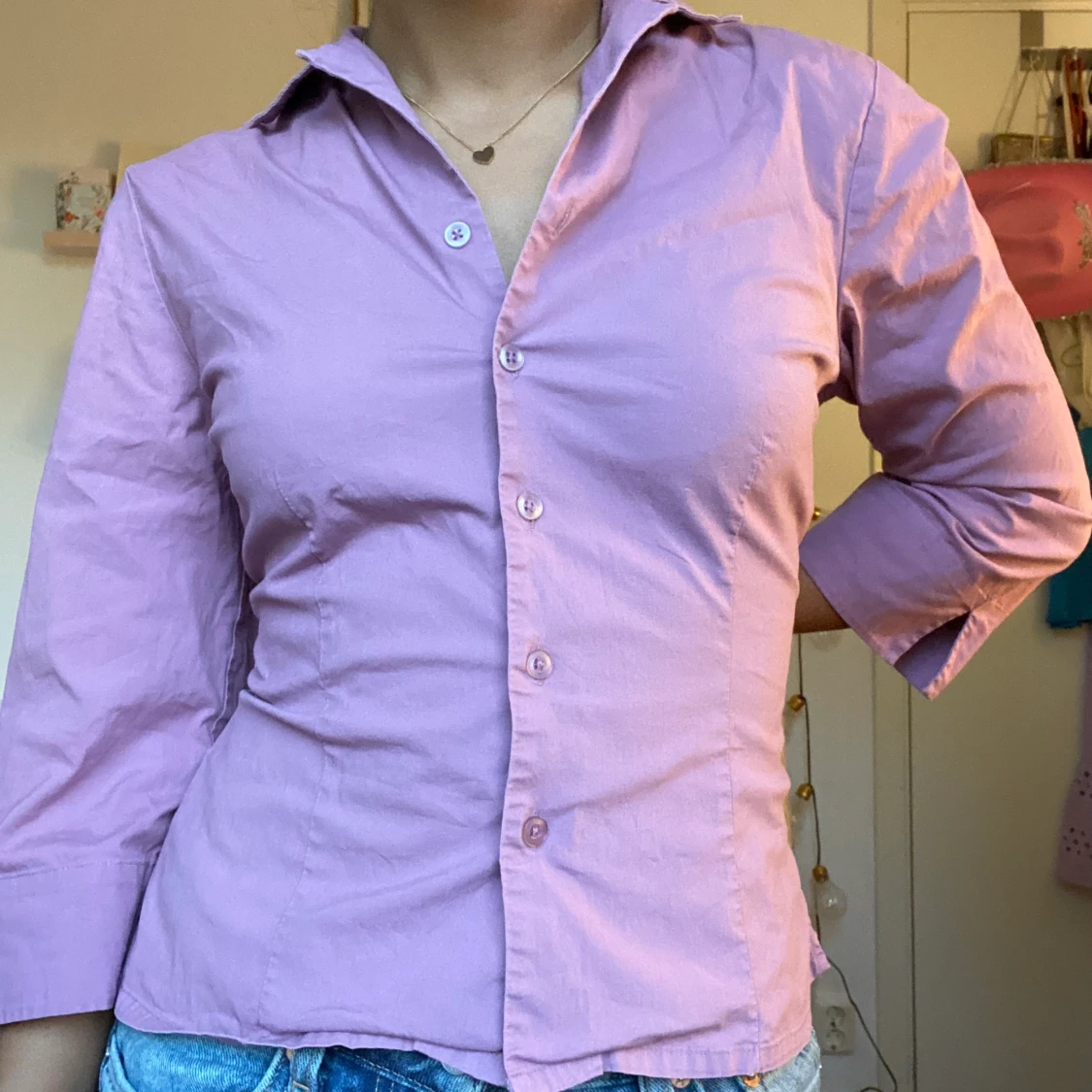Lila skjorta!