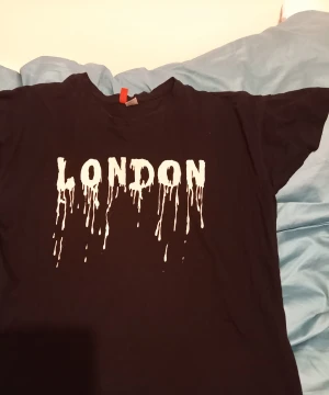 T-shirt  - Använd men i fint skick katt finns I hemmet men rollar av innan jag skickar 