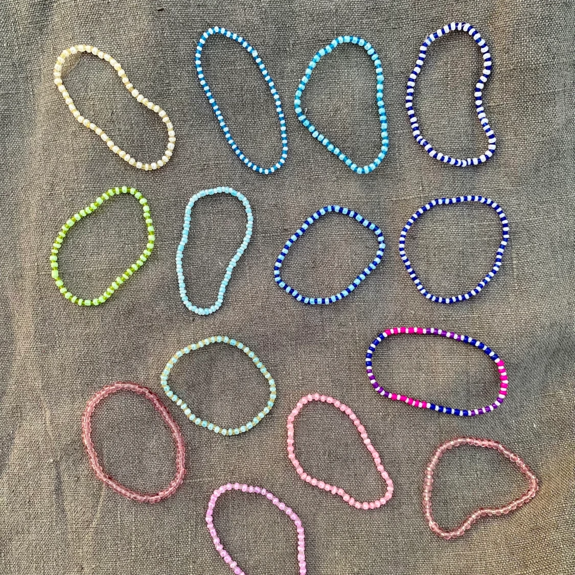 Armband retro i glaspärlor