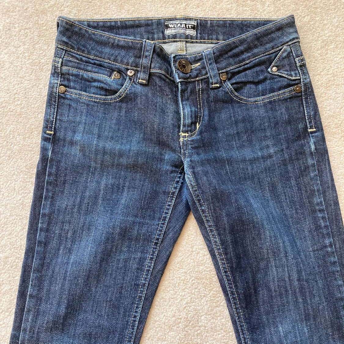 Lågmidjade jeans  - 90