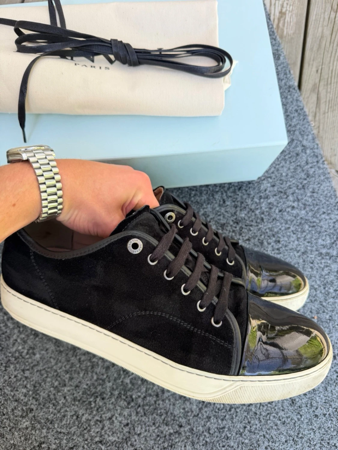 Lanvin uk10 svart - 2
